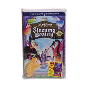 Walt Disney's Limited Edition Masterpiece Sleeping Beauty VHS Tape -Sealed